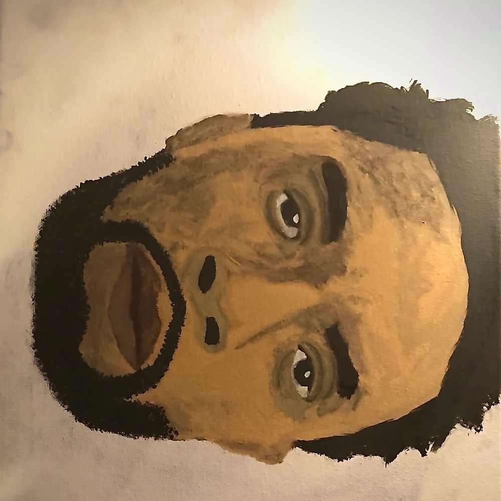 Chadwick Boseman painting